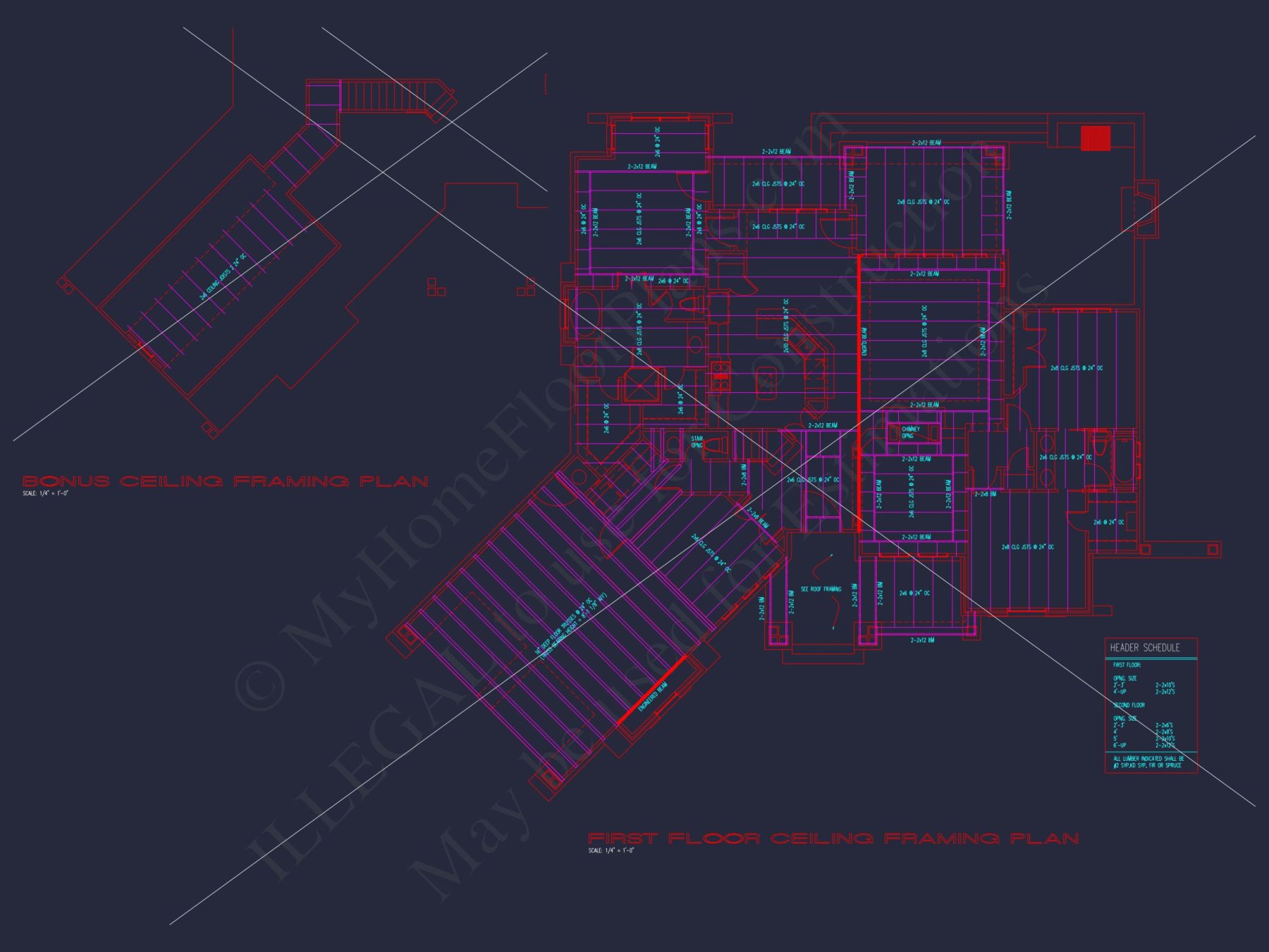 Elegant house Floor Plan with Detailed CAD Architecture Designs