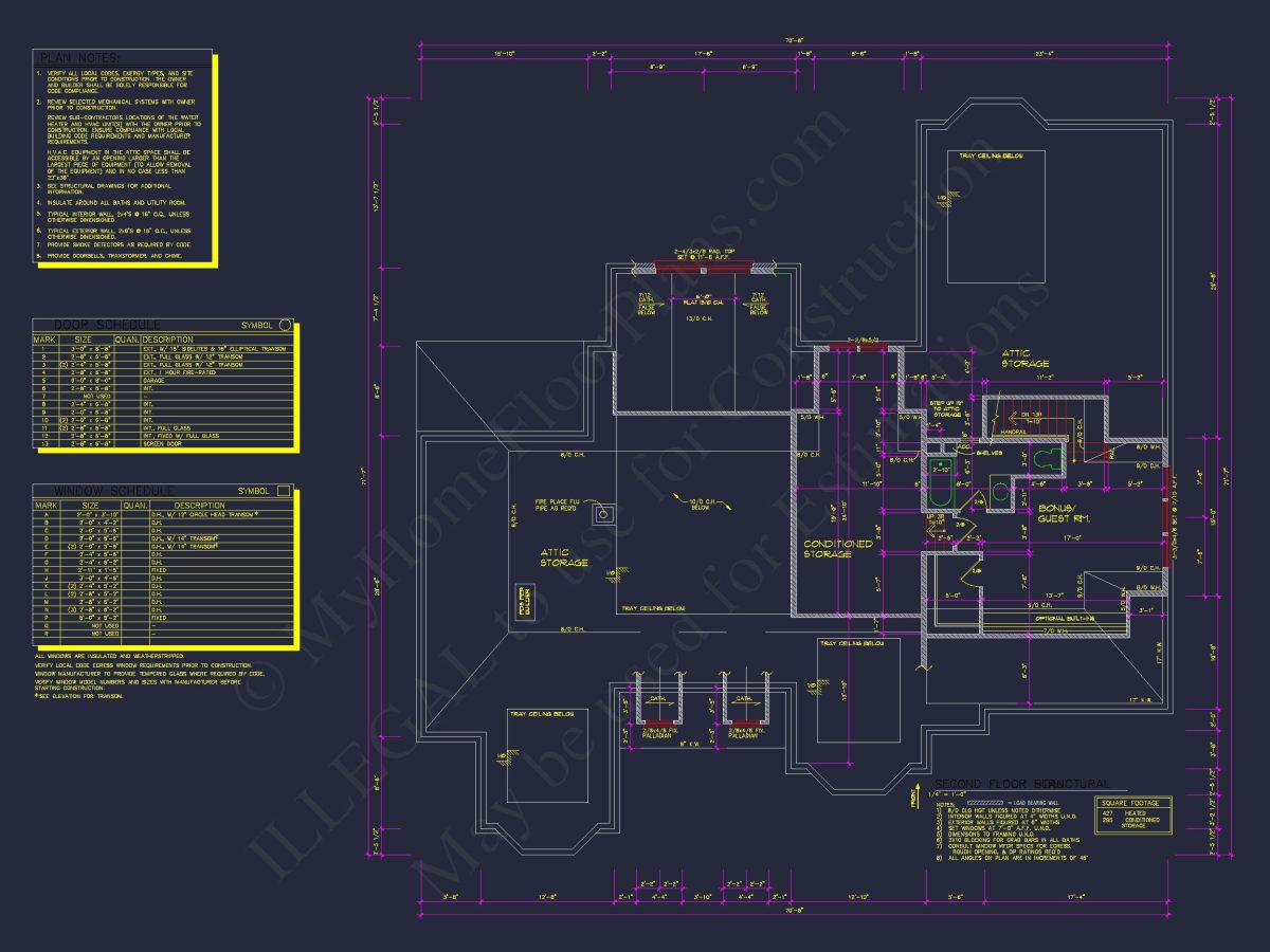 Elegant house Floor Plan with Detailed CAD Designs