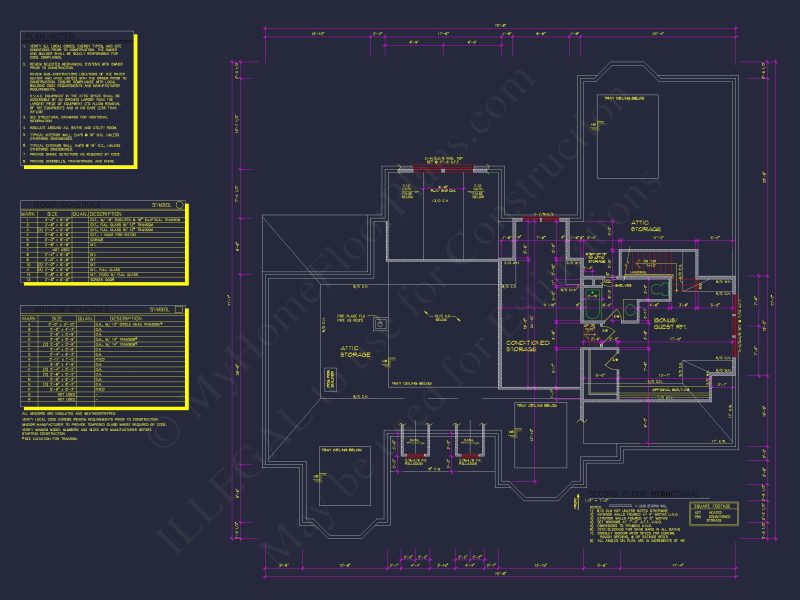 Elegant house Floor Plan with Detailed CAD Designs