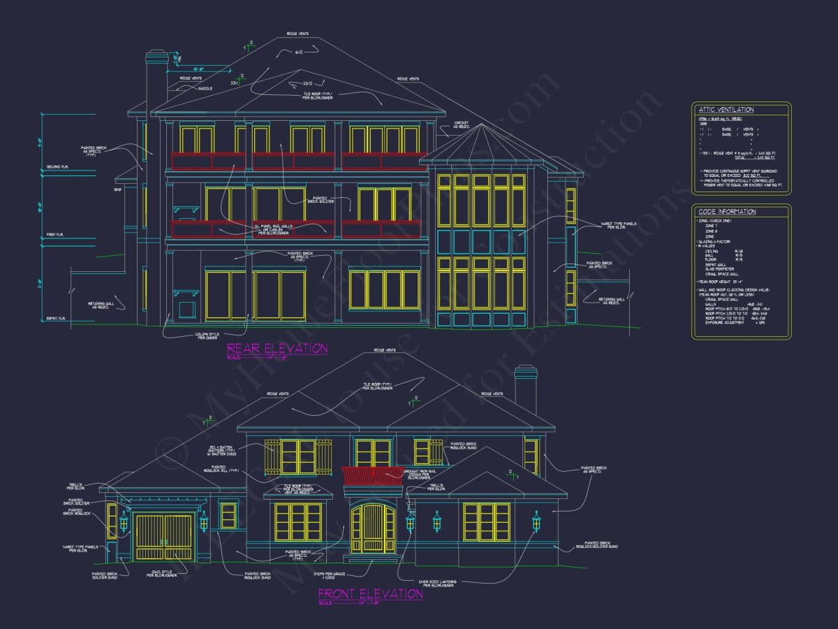 Elegant house Floor Plan with Luxury Design & Features