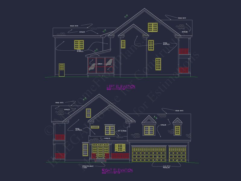 Elegant house Floor Plan with Spacious Blueprint Design