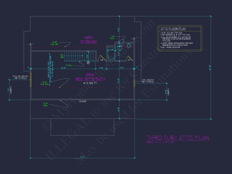 Elegant house Floor Plan with Spacious Blueprint Design