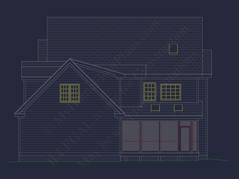 Elegant house Floor Plan with Spacious Blueprint Design