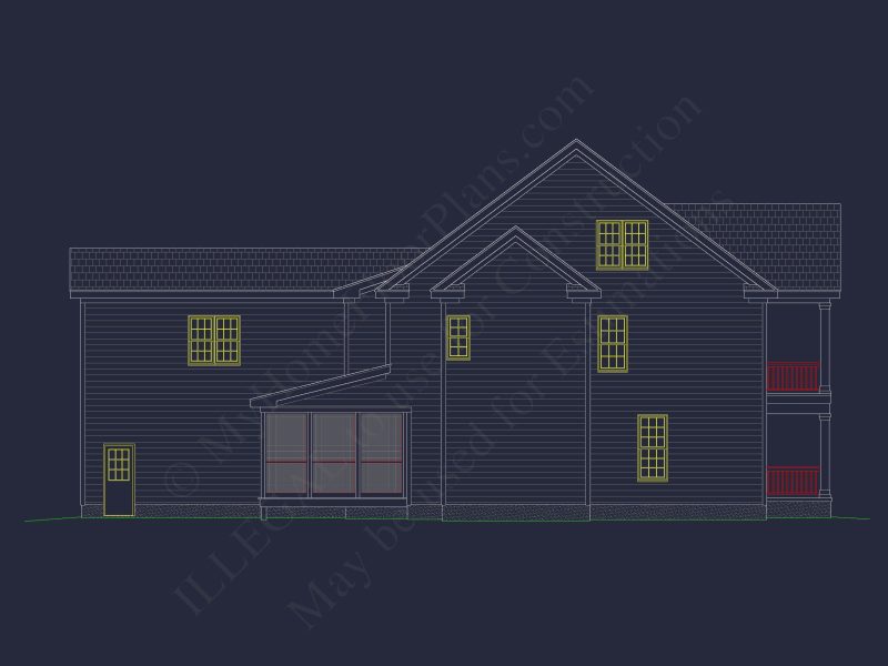 Elegant house Floor Plan with Spacious Blueprint Design