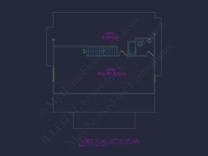 Elegant house Floor Plan with Spacious Blueprint Design