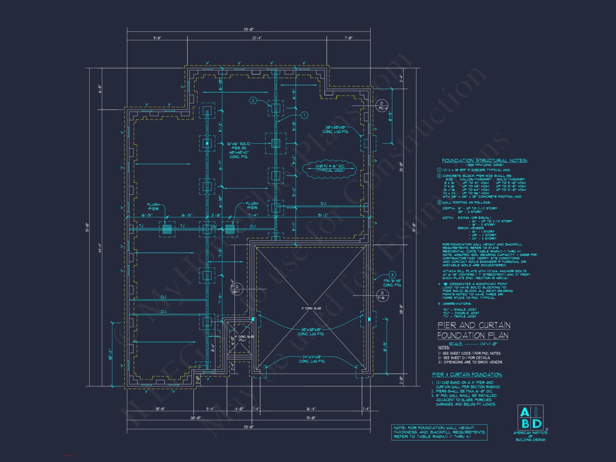 Elegant house Plan: 1.5 Story CAD Designs with 3 Bedrooms