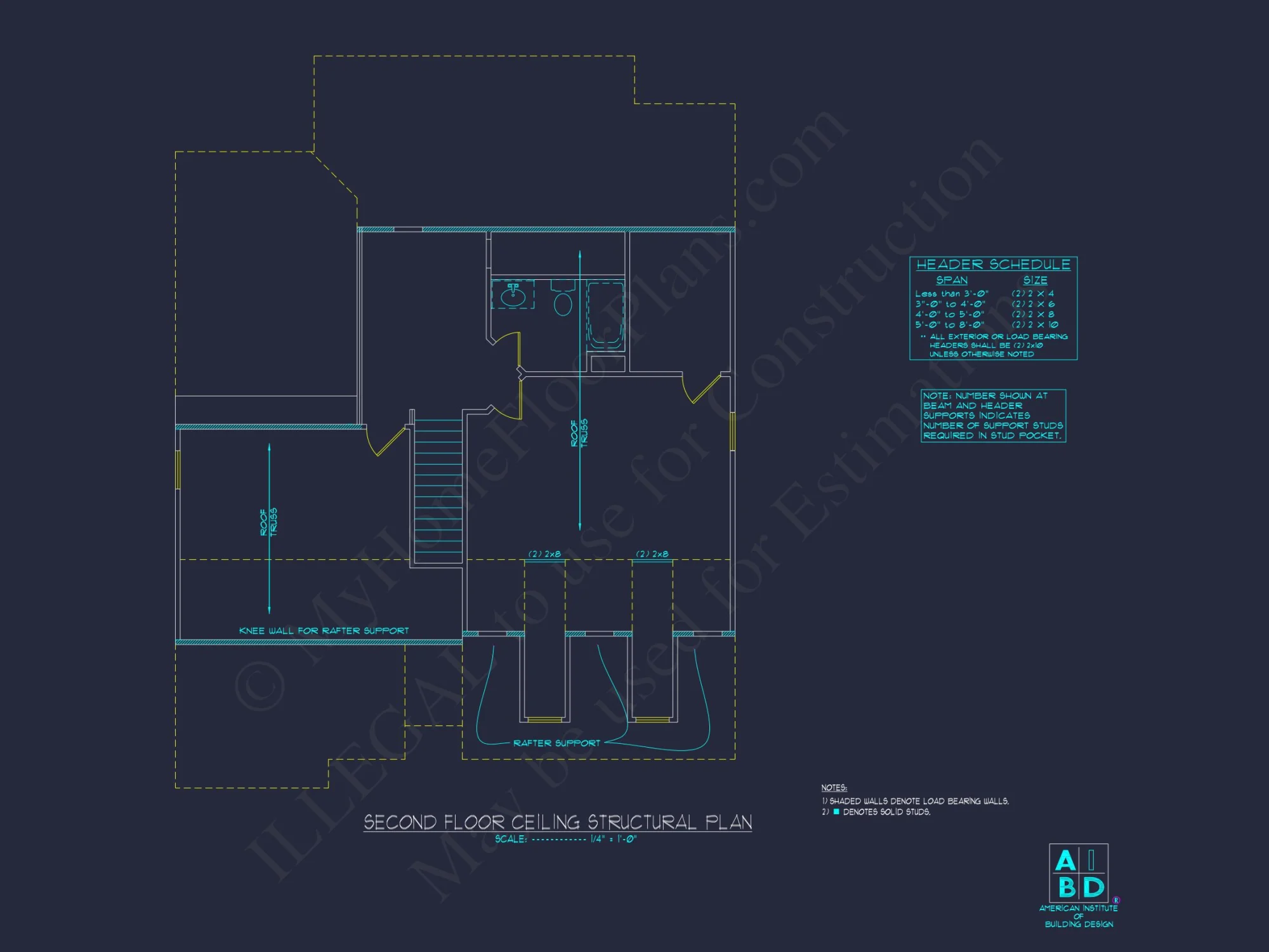 Elegant house Plan: 1.5 Story CAD Designs with 3 Bedrooms