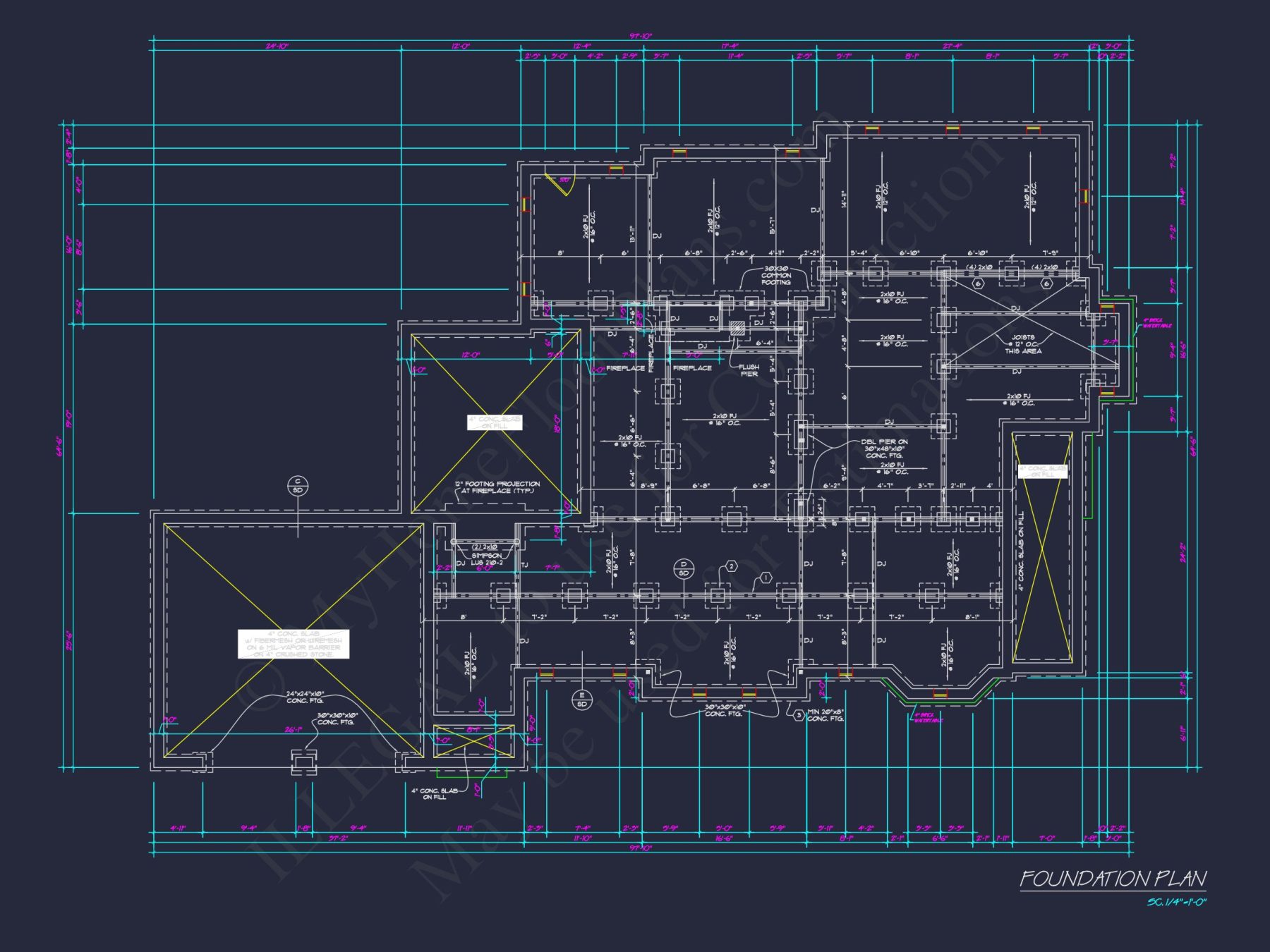Elegant house Plan Design with CAD & Blueprint Architecture