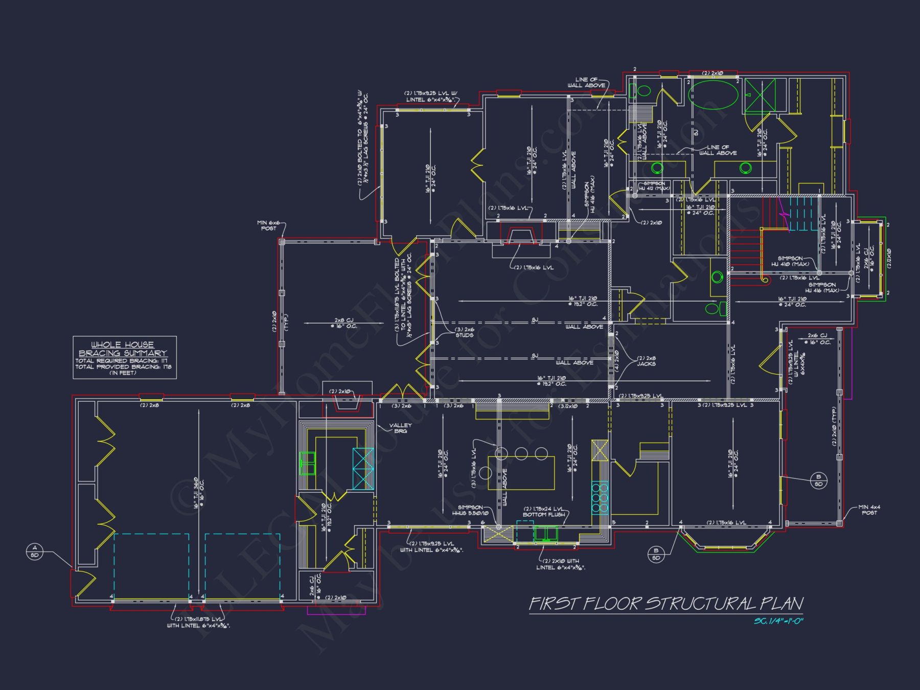Elegant house Plan Design with CAD & Blueprint Architecture