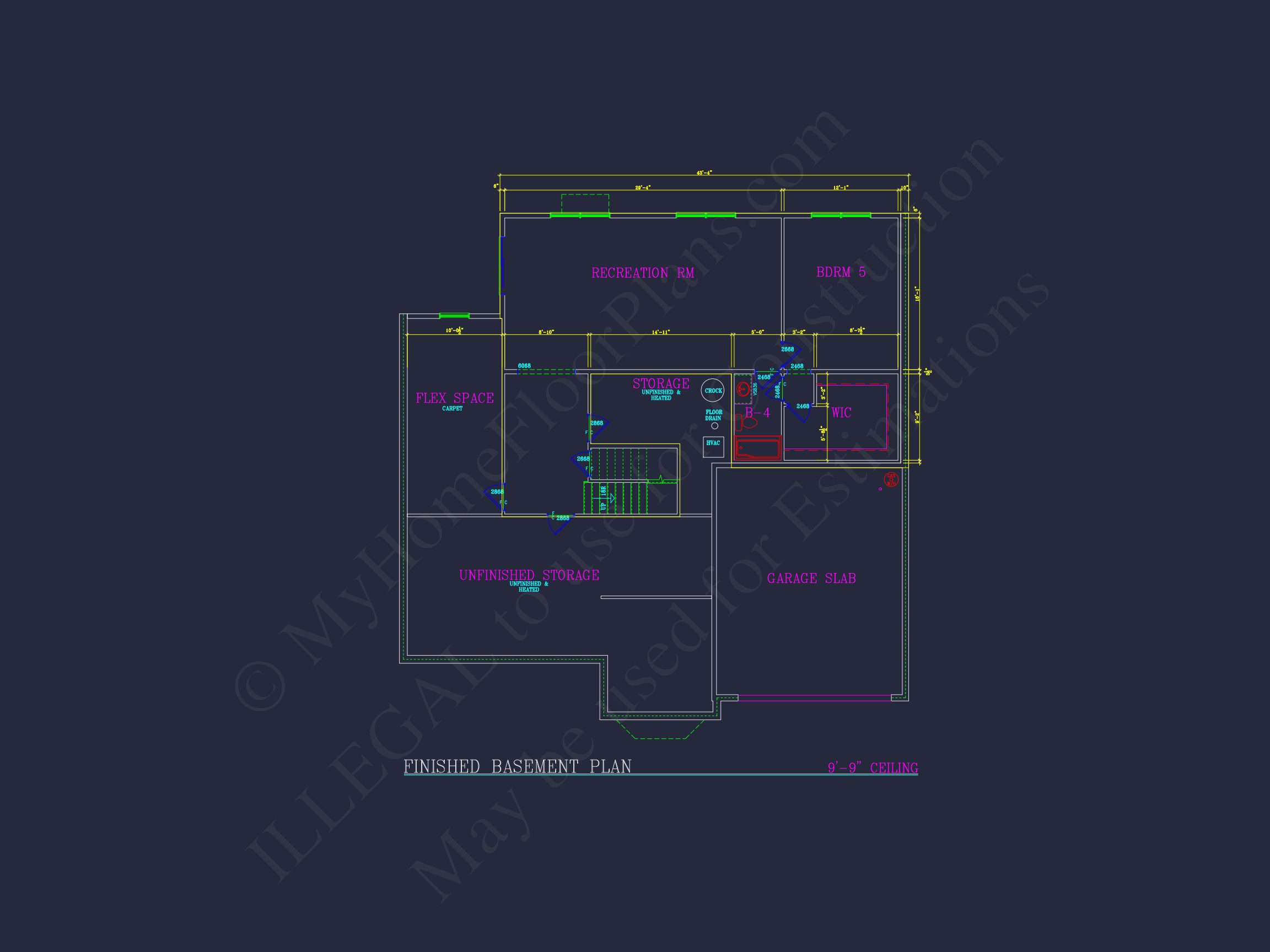 Elegant house Plan: Detailed Blueprints,CAD Designs & Floor Plans
