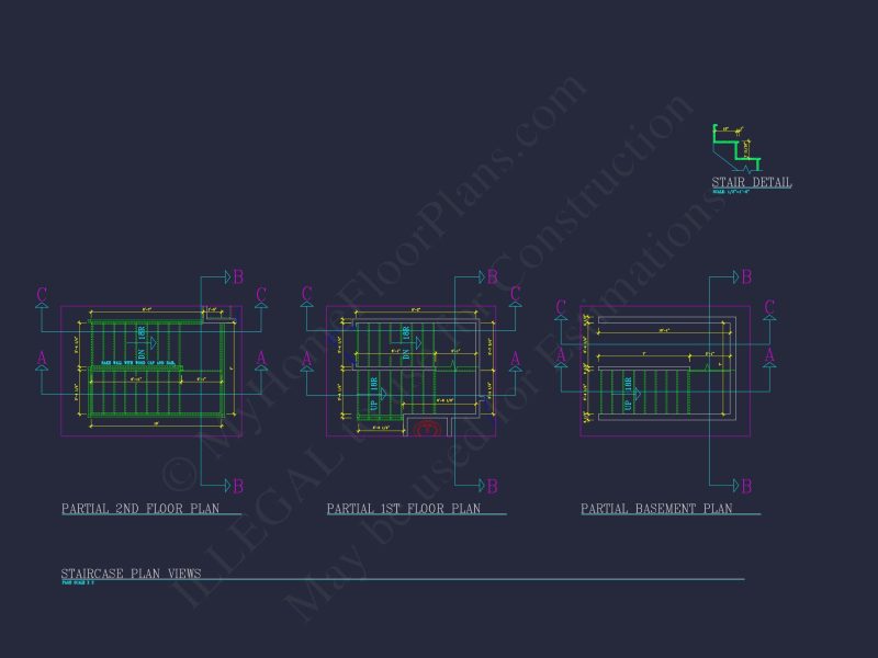 Elegant house Plan: Detailed Blueprints, CAD Designs & Floor Plans