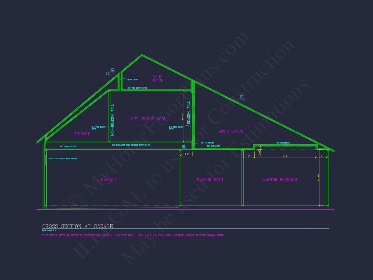 Elegant house Plan: Detailed Blueprints, CAD Designs & Floor Plans