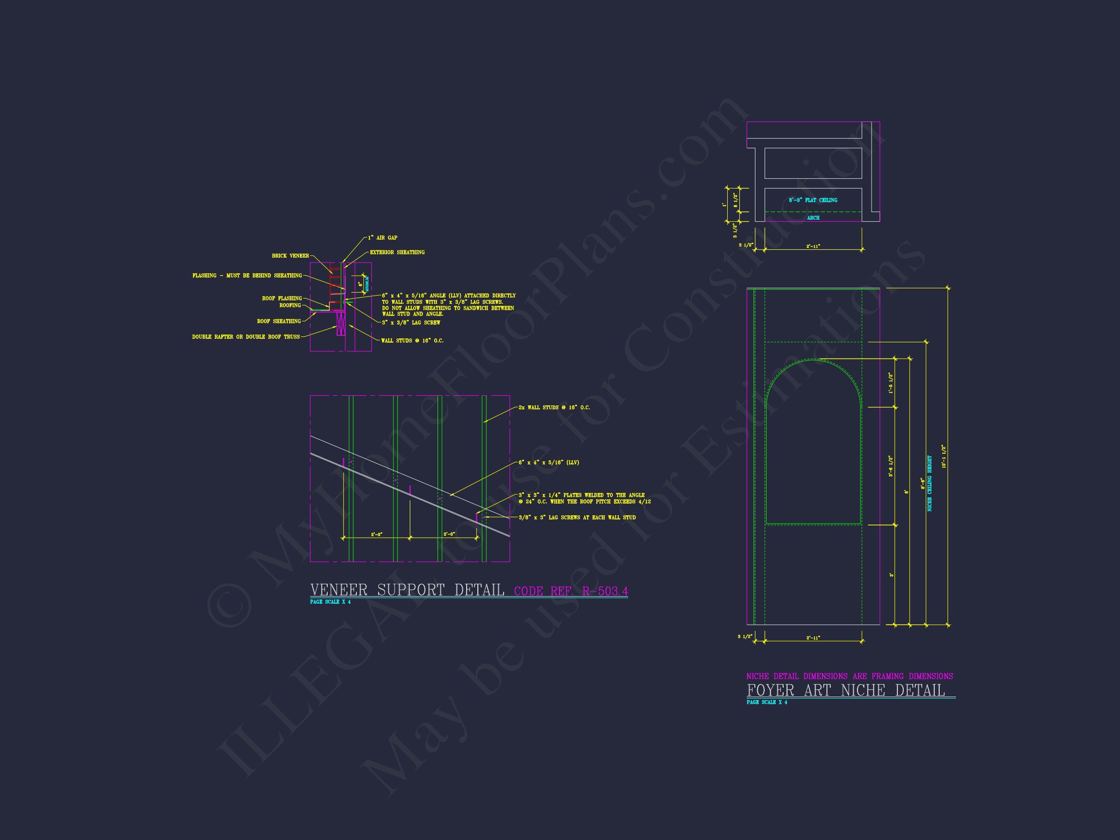 Elegant house Plan: Detailed Blueprints,CAD Designs & Floor Plans