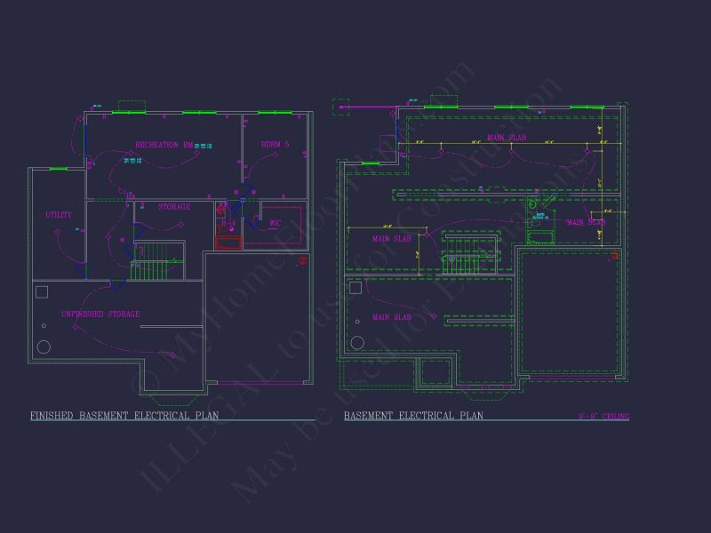 Elegant house Plan: Detailed Blueprints, CAD Designs & Floor Plans