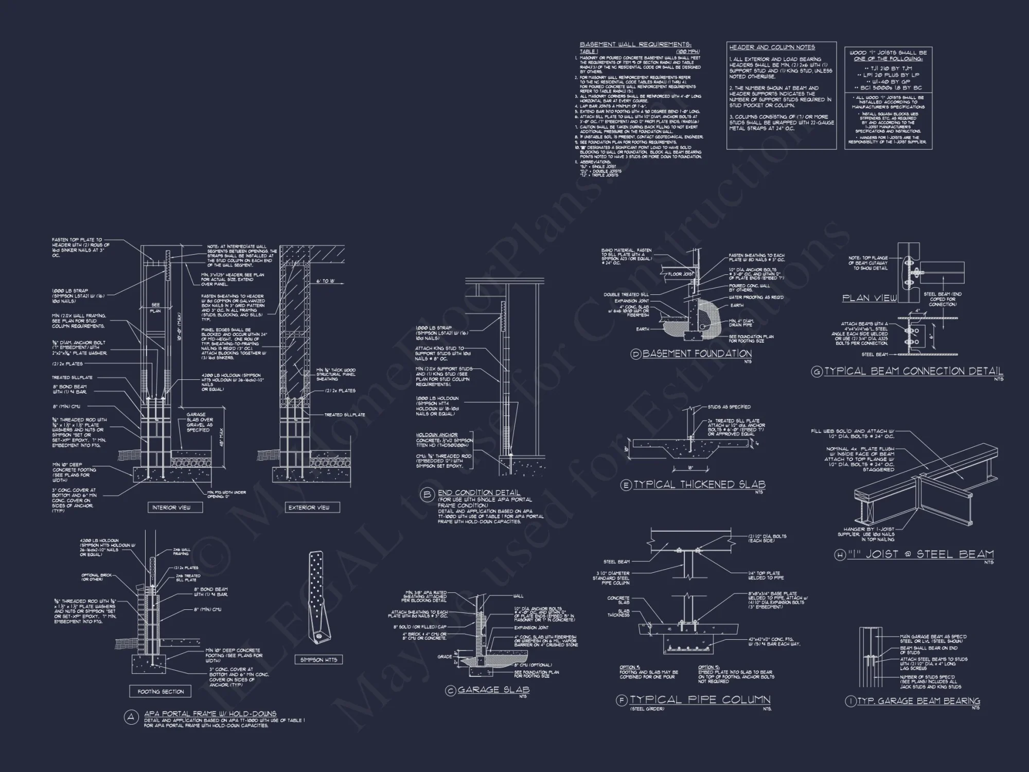 Elegant house Plan: Detailed Floor Plan Blueprints