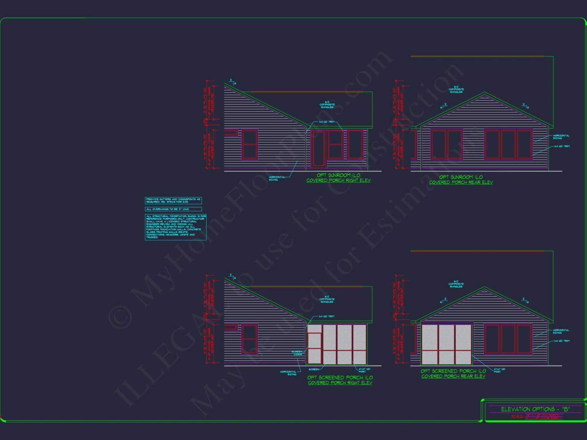 Elegant house Plan: Detailed Floor Plans with CAD Designs