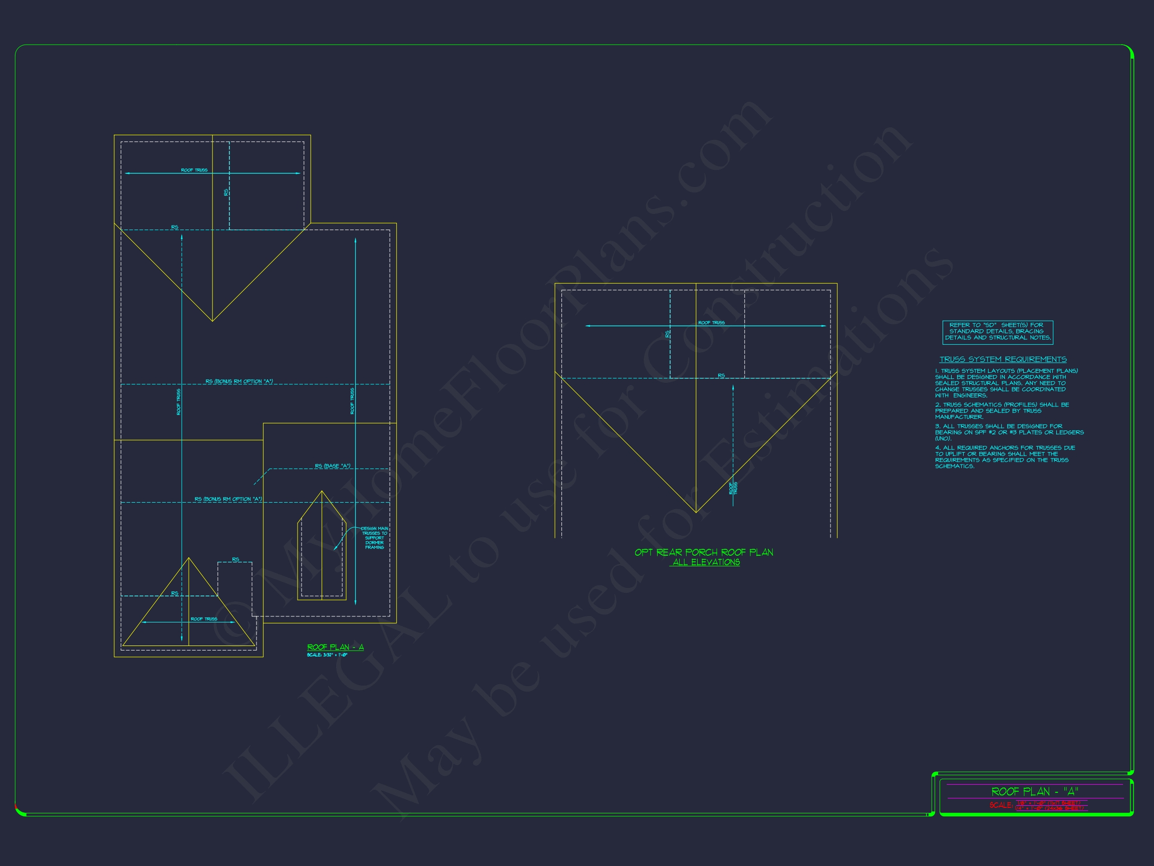 Elegant Home Plan: Detailed Floor Plans with CAD Designs