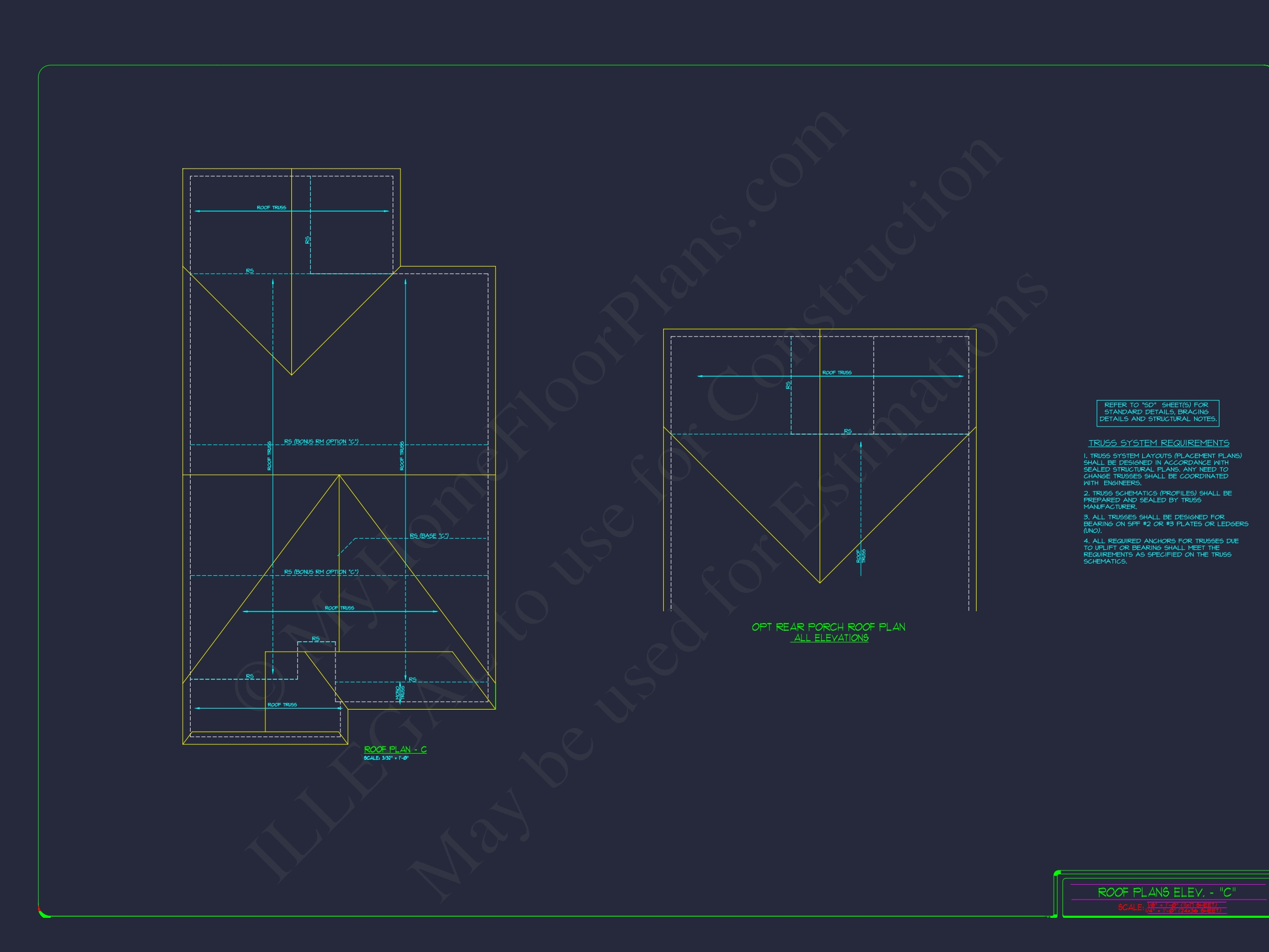 Elegant Home Plan: Detailed Floor Plans with CAD Designs