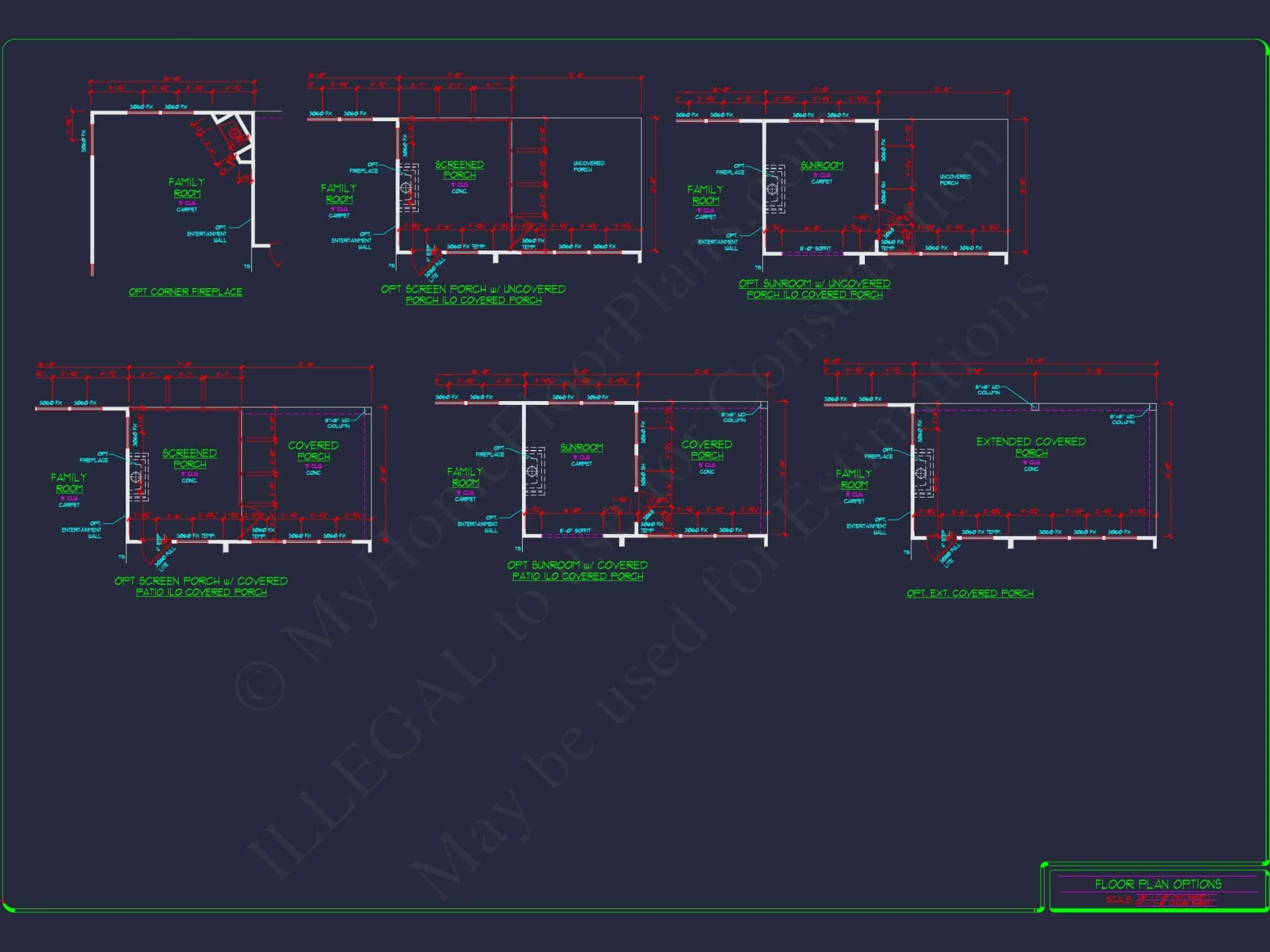 Elegant house Plan: Detailed Floor Plans with CAD Designs