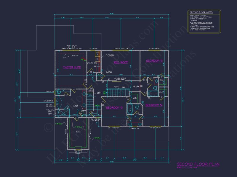 Elegant house Plan: Floor Designs and Architectural Blueprint