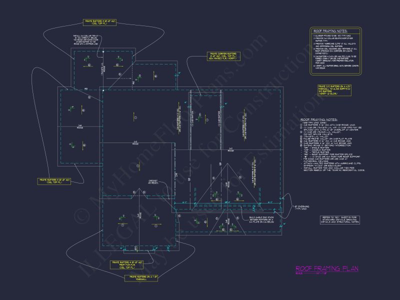 Elegant house Plan: Floor Designs and Architectural Blueprint