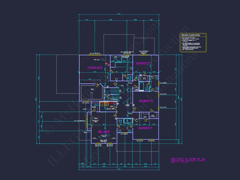 Elegant house Plan: Spacious Floor Plan with Architectural CAD Designs