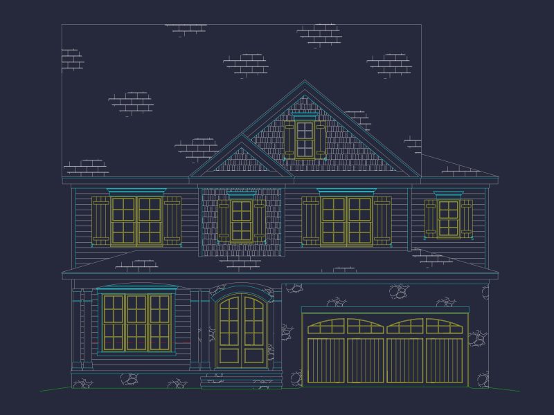 Floor Plan, Blueprint & CAD