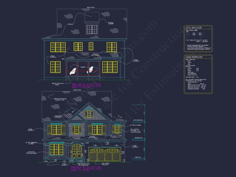 Elegant house Plan With Spacious Design