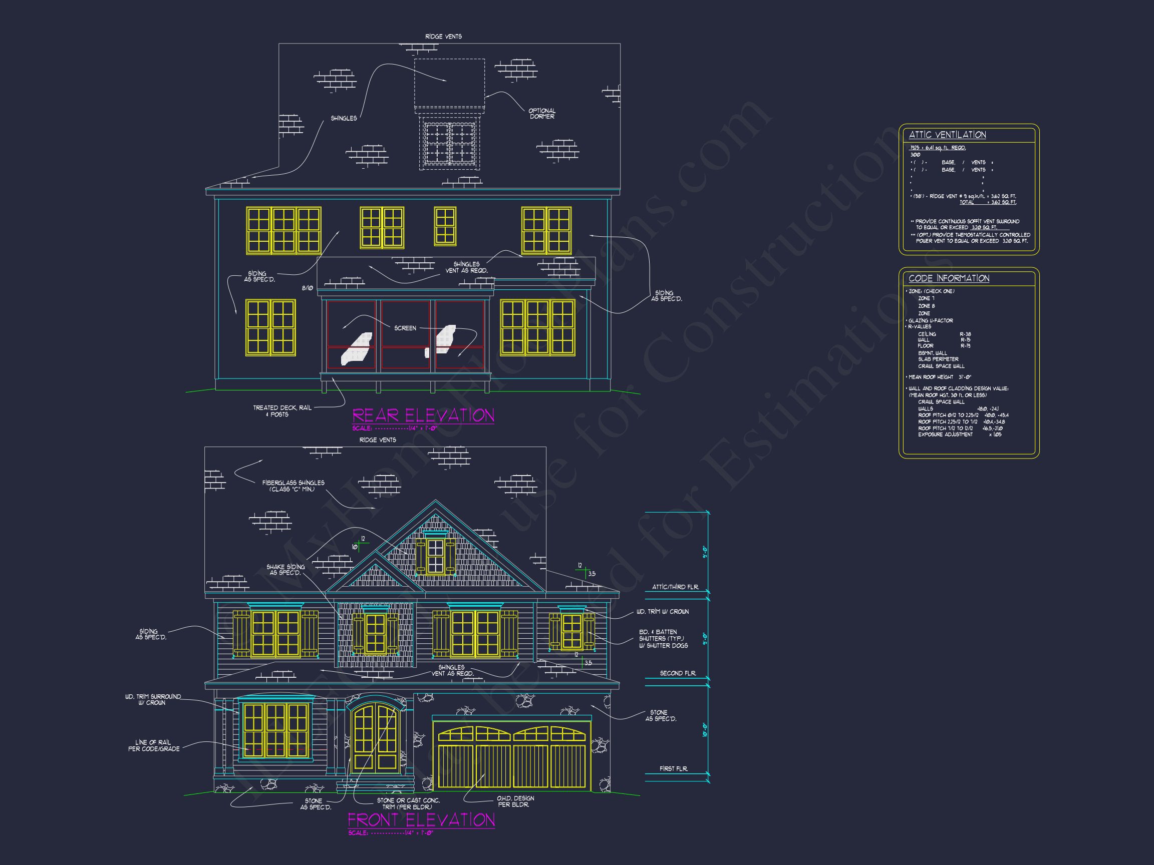 Elegant house Plan With Spacious Design