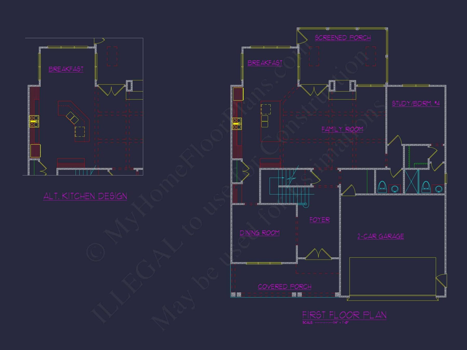 Elegant house Plan With Spacious Design
