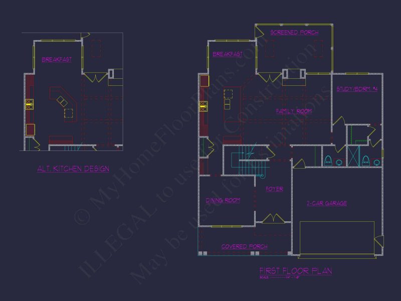 Elegant house Plan With Spacious Design