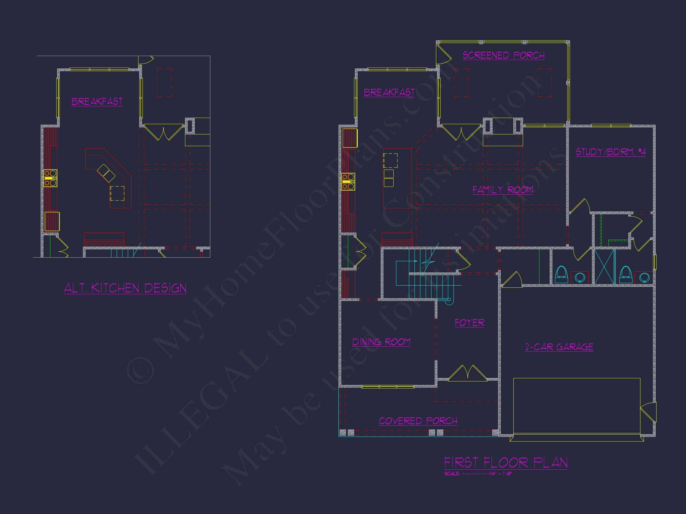 Elegant house Plan With Spacious Design