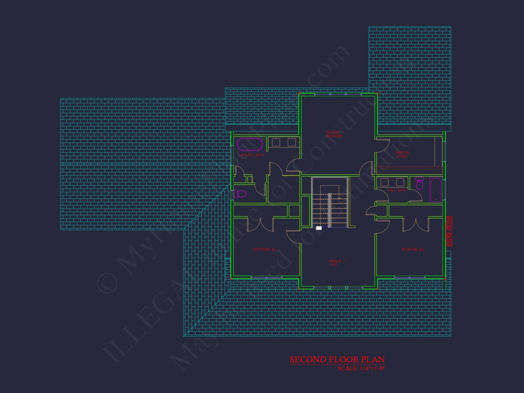 Elegant house Plan with 2 Floors, 4 Bedrooms & CAD Designs