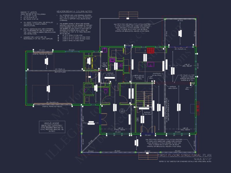 Elegant house Plan with 2 Floors, 4 Bedrooms & CAD Designs