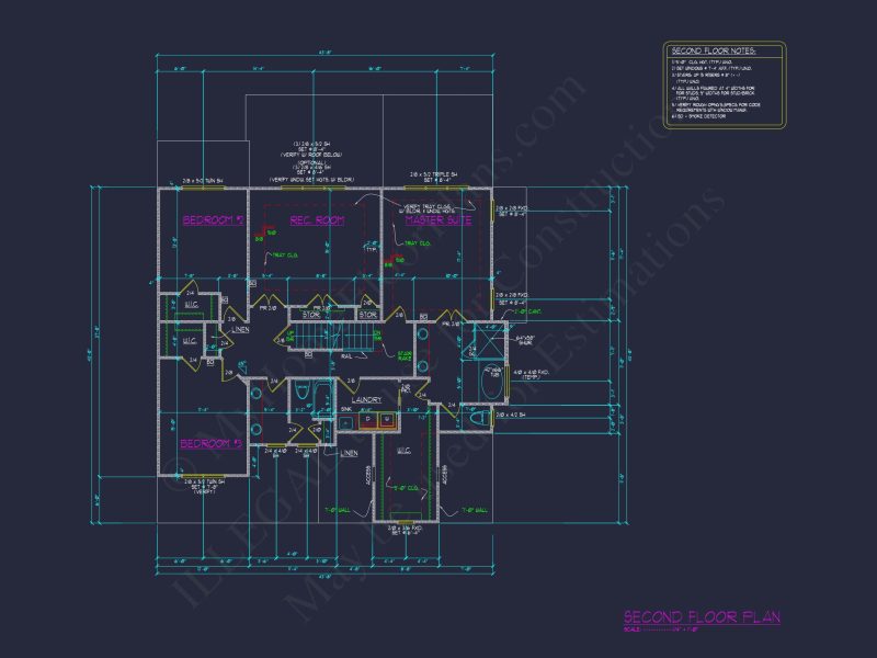 Elegant house Plan with 2 Floors, CAD Blueprint & Design Details