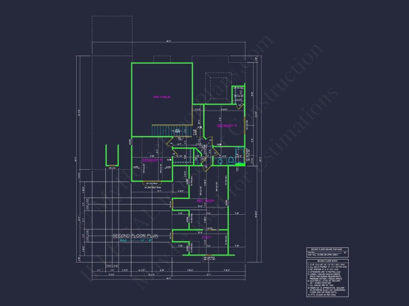 Elegant house Plan with 2 Floors, CAD Blueprint & Designs