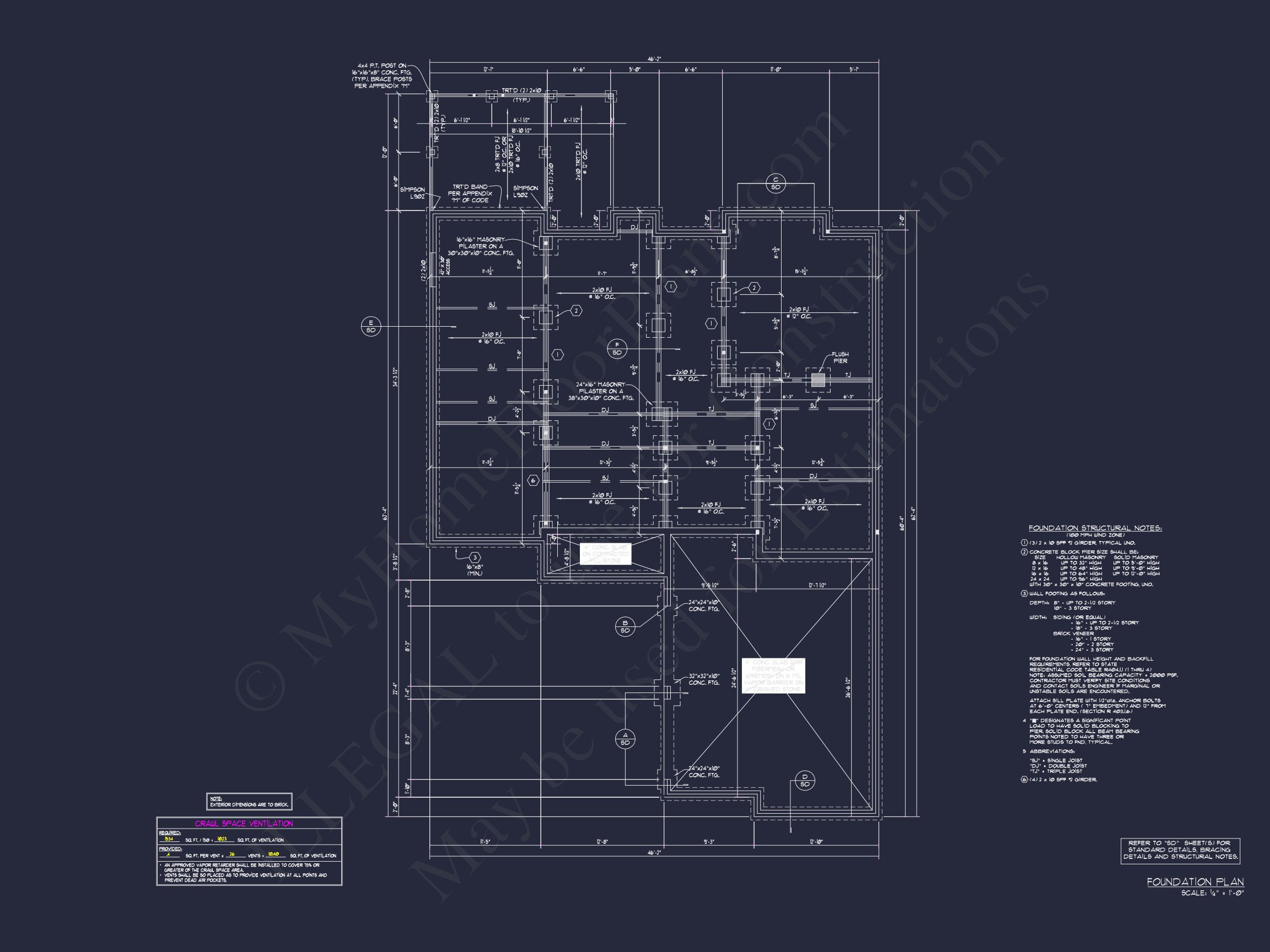 Elegant Home Plan with 2 Floors,CAD Blueprint & Designs