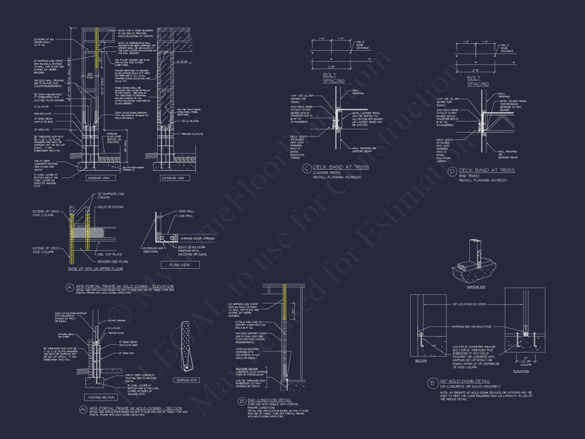 Elegant house Plan with 2 Floors, CAD Blueprint & Open Designs
