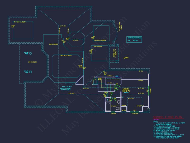 Elegant house Plan with 2 Stories, CAD Blueprints, and Design Features