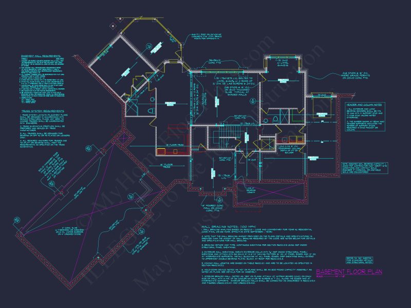Elegant house Plan with 2-Story CAD Designs & Blueprint