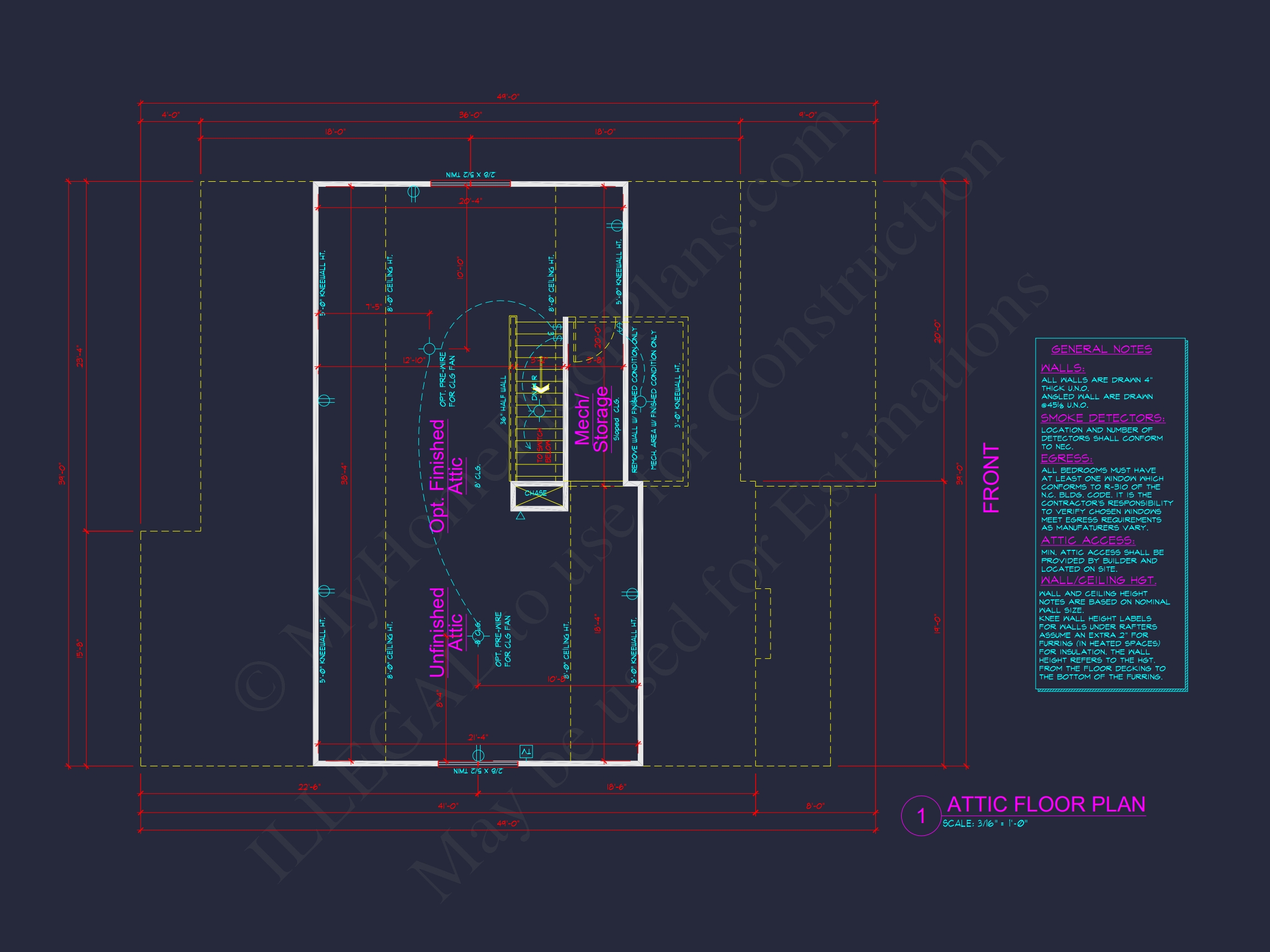 Elegant Home Plan with 2-Story CAD Floor Designs and Blueprint