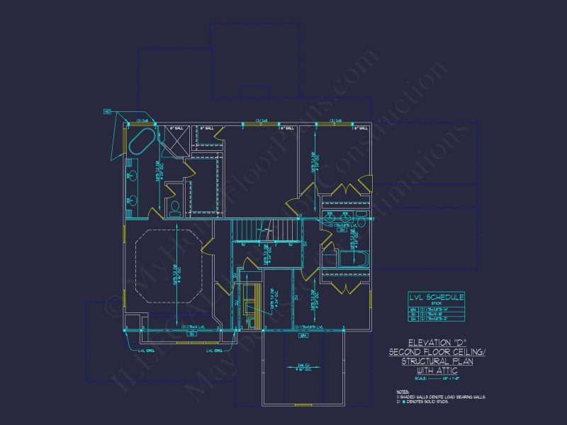 Elegant house Plan with 2-Story Floor Plan and CAD Designs