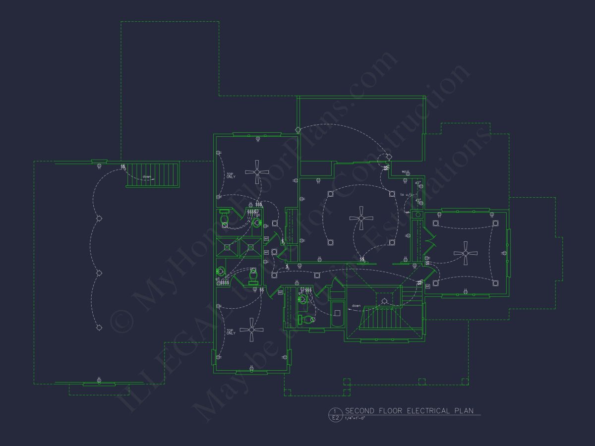 Elegant house Plan with 2-Story Floor Plan and Coastal Designs