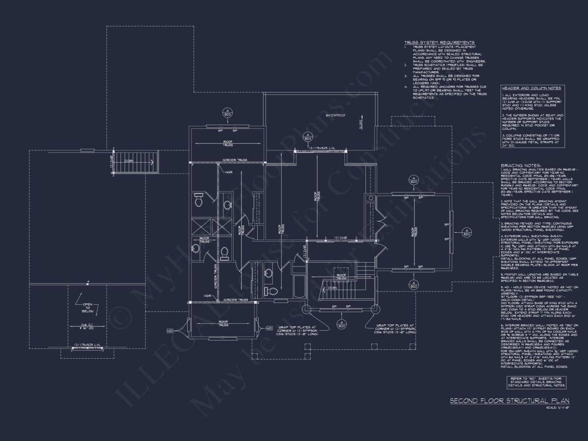 Elegant house Plan with 2-Story Floor Plan and Coastal Designs