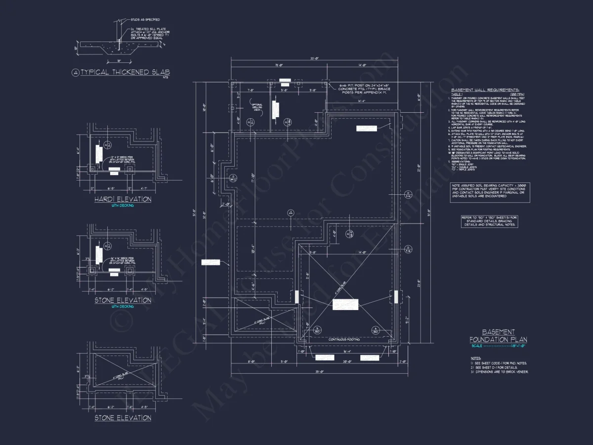 Elegant house Plan with 2-Story Floor Plan, CAD Designs & Blueprint