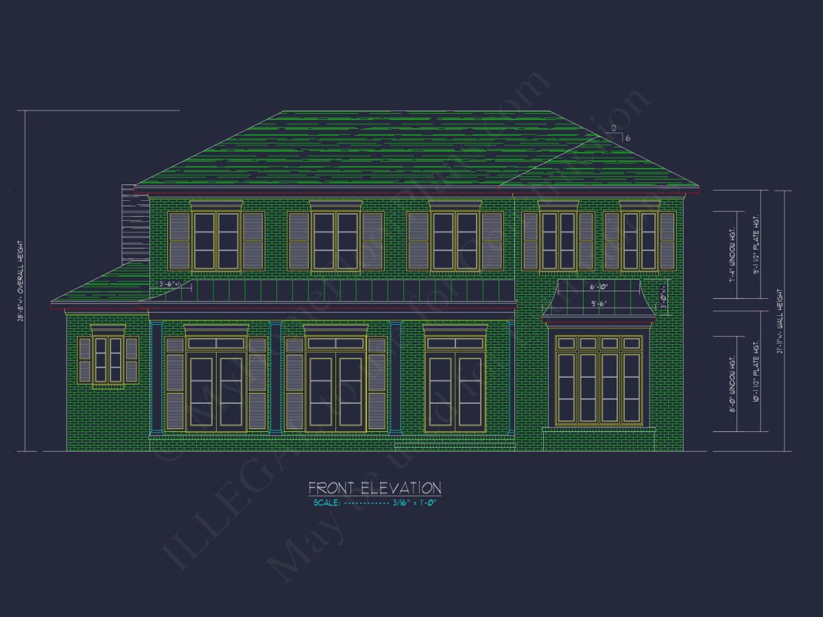 Elegant house Plan with 2 Story Floor Plans