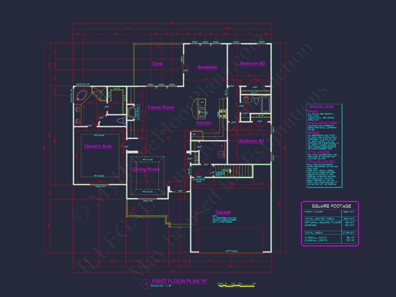 Elegant house Plan with 3 Bedrooms