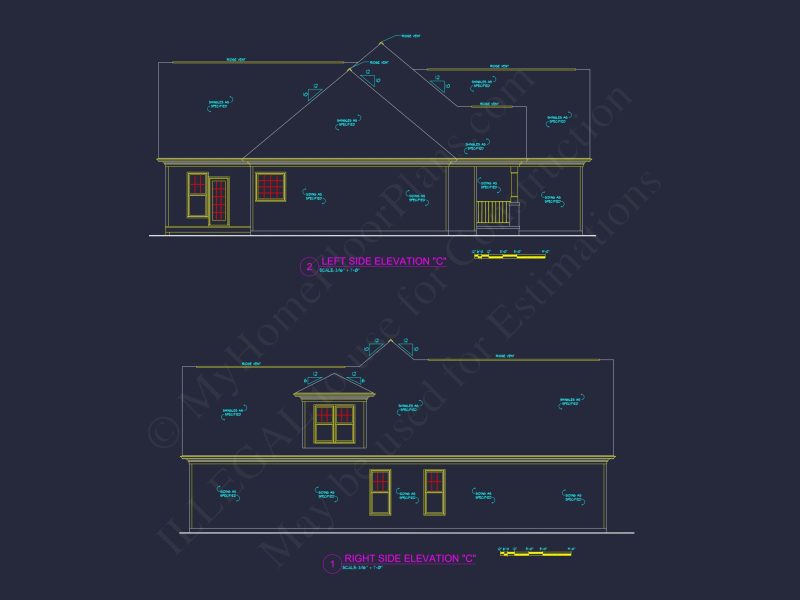 Elegant house Plan with 3 Bedrooms