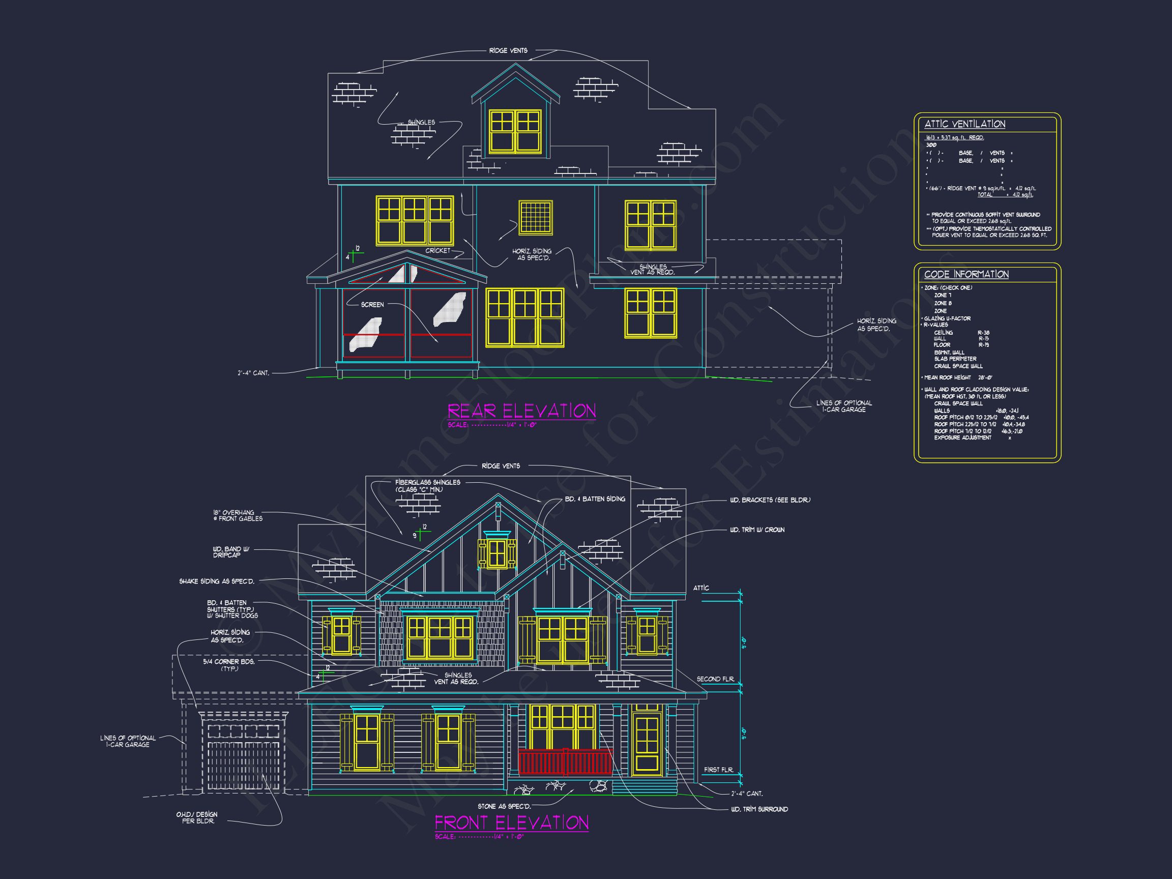 Elegant house Plan with 3 Floors,Blueprint & CAD Design