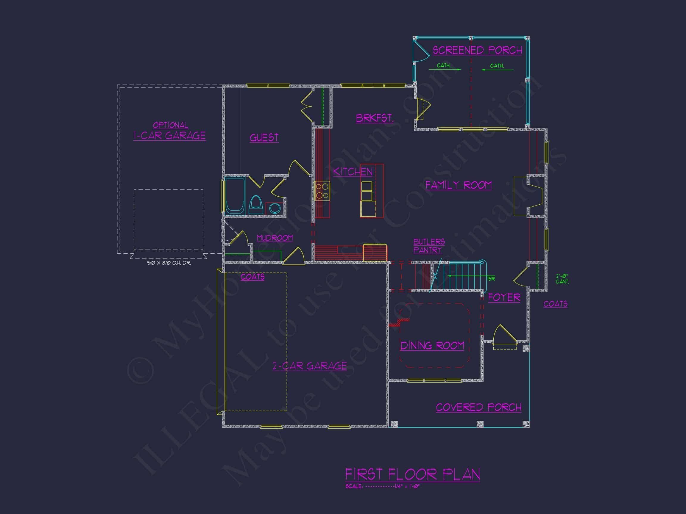 Elegant house Plan with 3 Floors,Blueprint & CAD Design